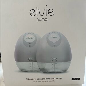 Elvie Silent Wearable Breast Pump - White